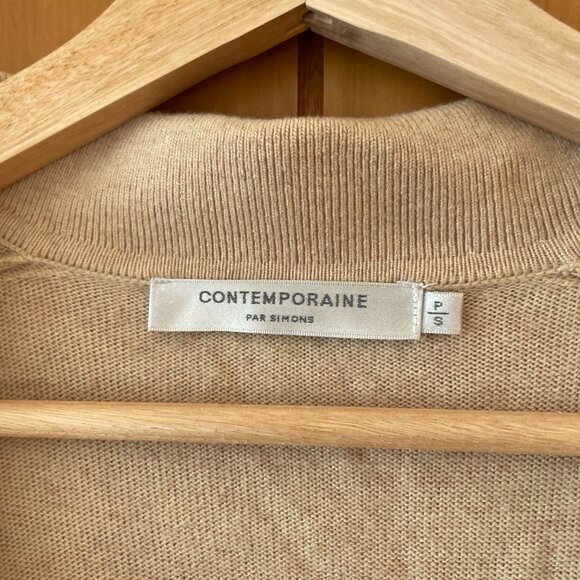 Contemporaine Simons Beige Cardigan - Picture 4 of 5